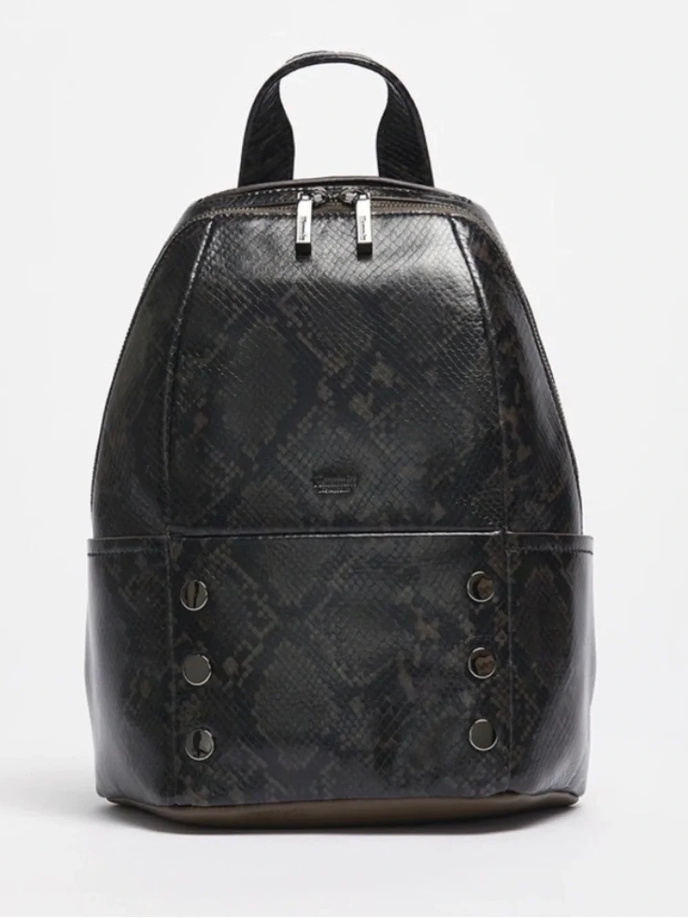 Hammitt Hunter medium reptile snake print backpack